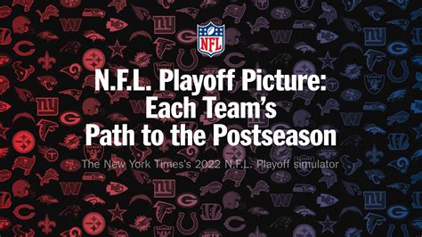 2022 N.F.L. Playoff Picture: Each Team’s Path to the .